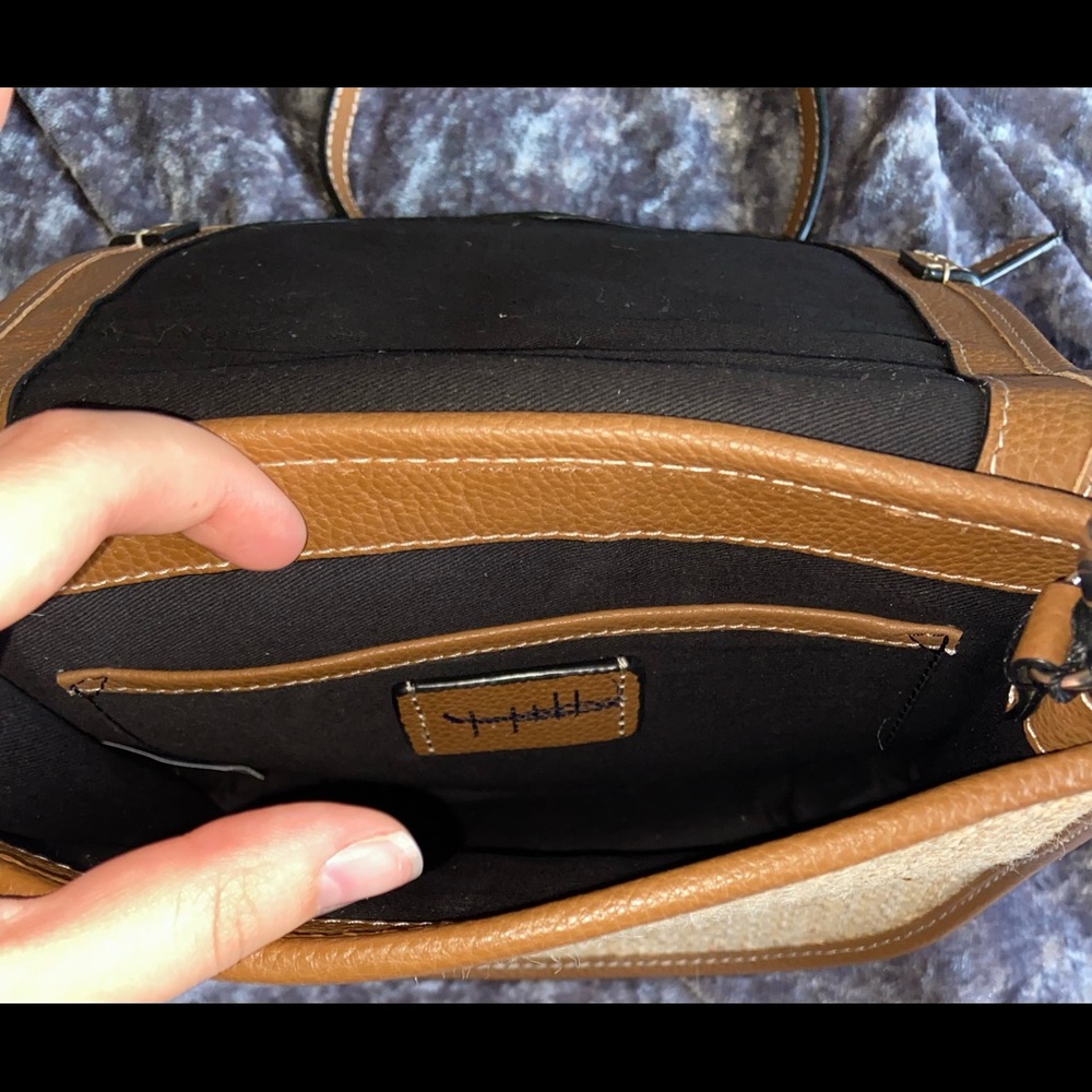 NWT J. Jill Cognac Crossbody Bag - Picture 5 of 5
